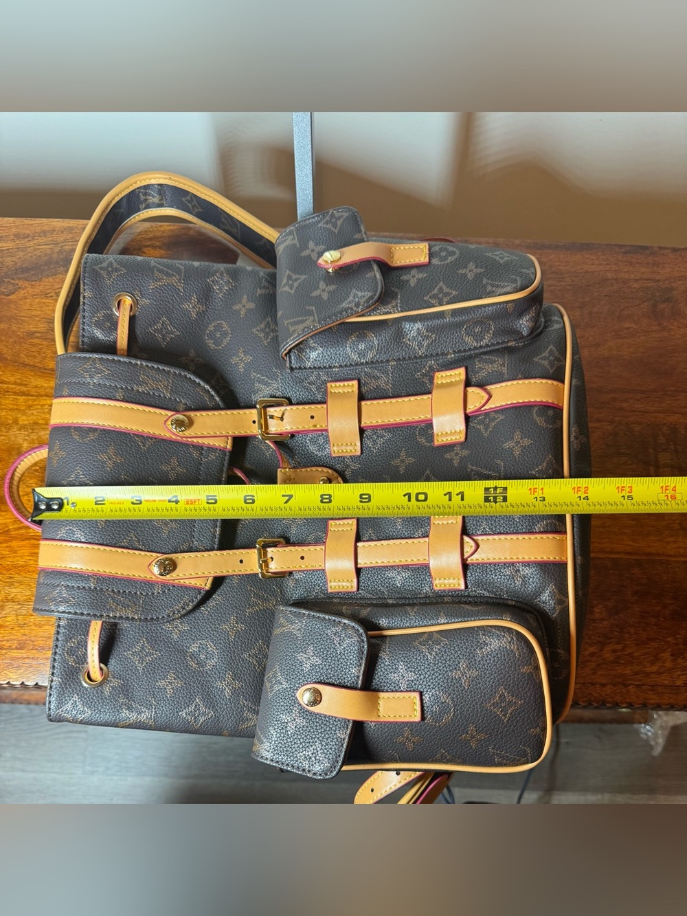 Brown Backpack. No Brand. Brand New. - Picture 3 of 8